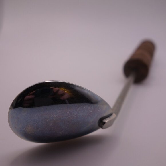 Vintage Cocktail Strainer and Stirring Spoon with Wood Handle and Hook - Picture 11 of 14